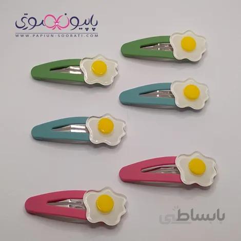 گیره مو تق تقی مدل نیمرو
