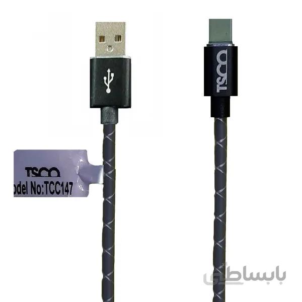 کابل تبدیل USB به Microusb تسکو مدل TC-A147 طول 1 متر