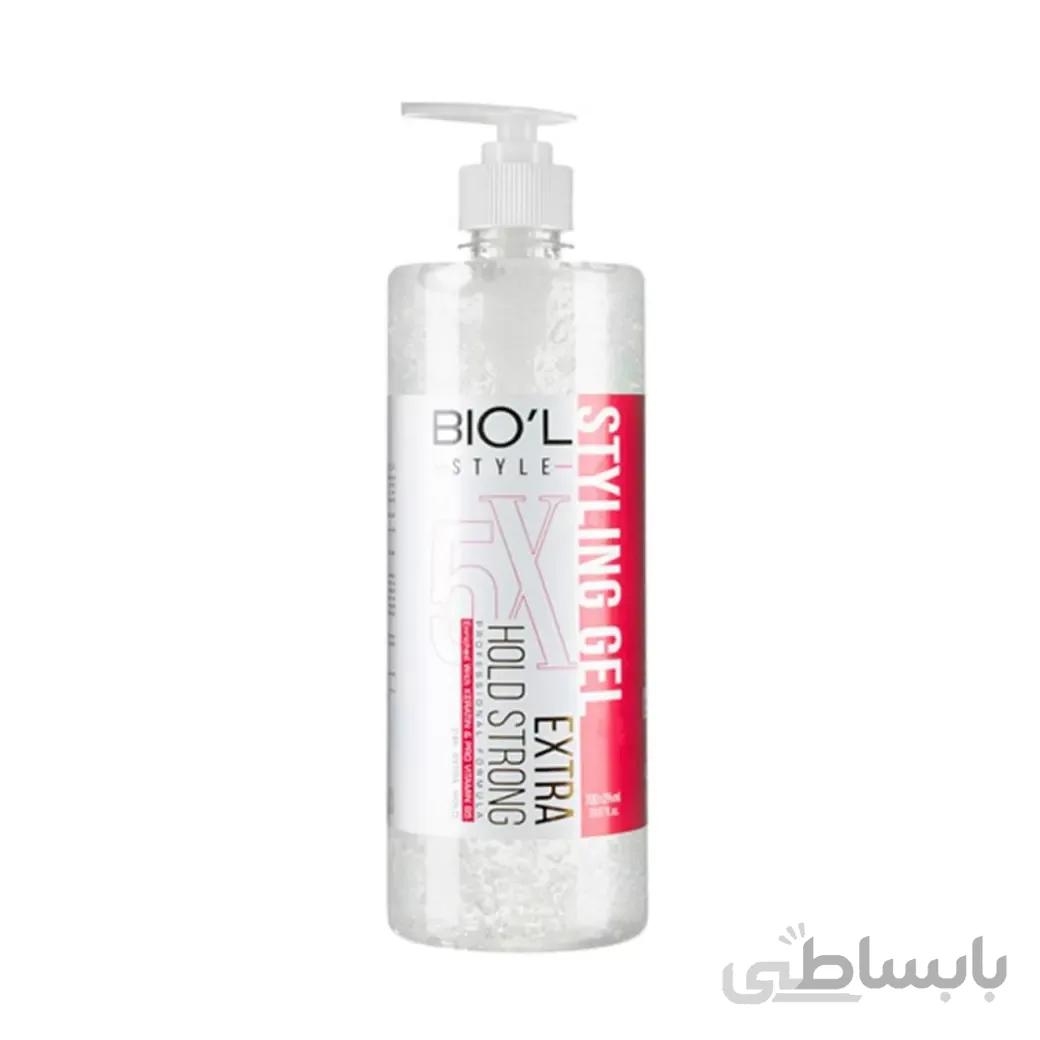 ژل مو پمپی با قدرت نگه دارندگی بسیار زیاد 700میل بیول ا Biol Hair Styling Gel 700ml