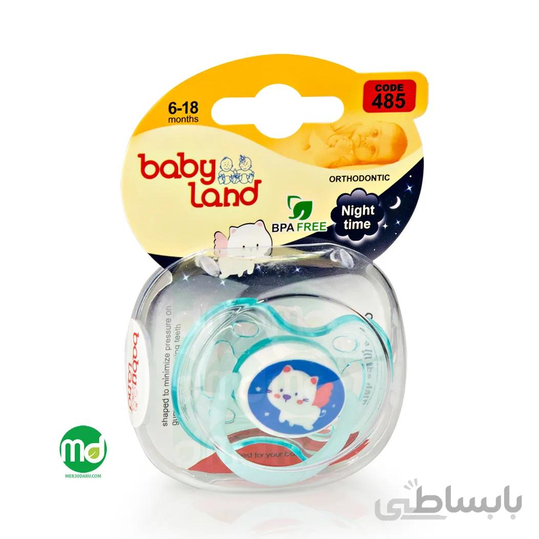 پستانک شب تاب ارتودنسی بی بی لند کد 485