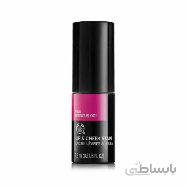 رژ گونه و رژ لب مایع بادی شاپ lip & cheek satin