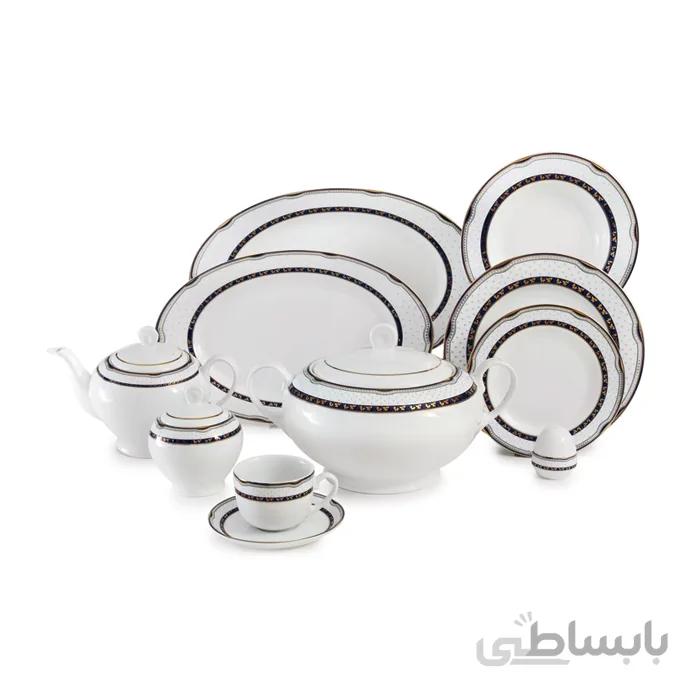سرویس چینی 102 پارچه چینی زرین سری ایتالیا اف مدل پرشیا