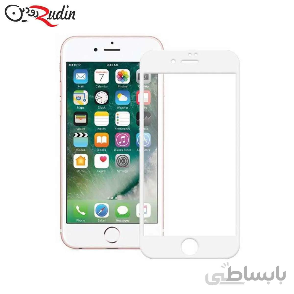 محافظ صفحه نمایش شیشه ای ریمکس مدل Tempered مناسب iphone 7/8/6/6s سفید