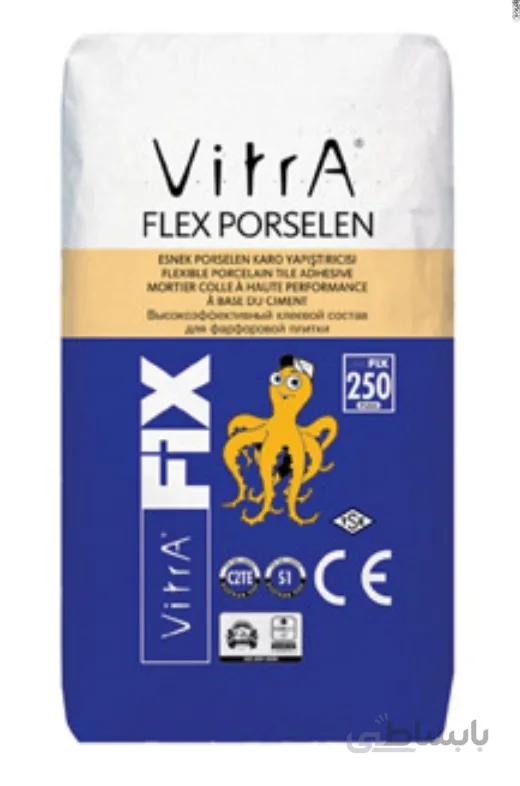چسب کاشی پرسلان ویترا ترکیه-چسب flex porselen vitra 20kg