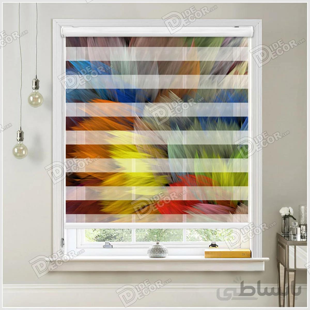 پرده زبرا طرح نقاشی کد ZSP-35