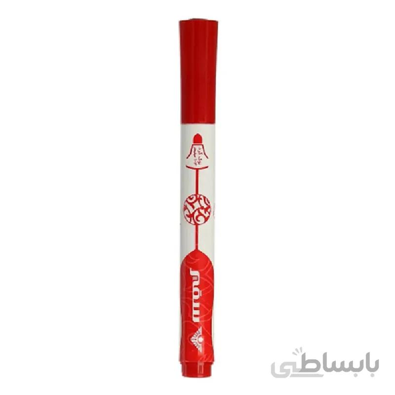 ماژیک وایت برد قرمز نوک گرد سفیر