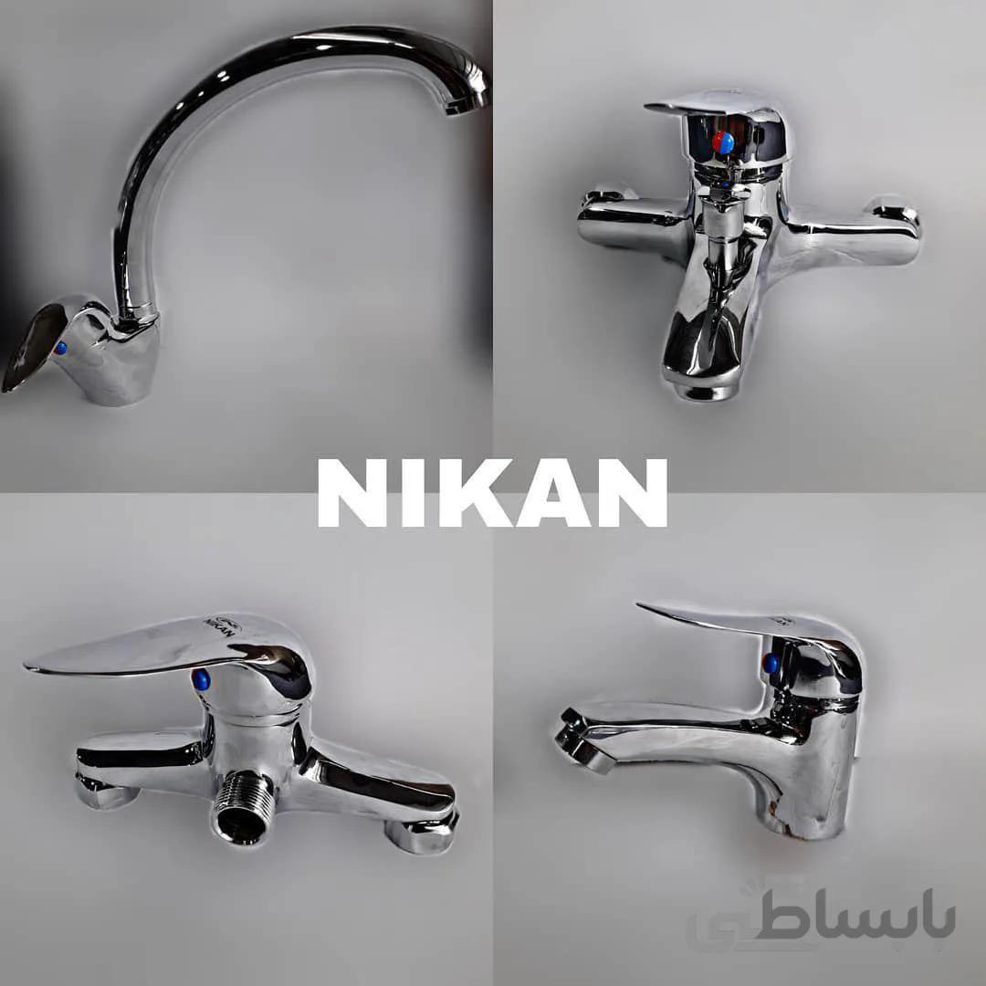 ست شیرالات نیکان مدل کاتریج ۴۰ دسته اردکی ا Nikan Cartridge 40 Set Faucet