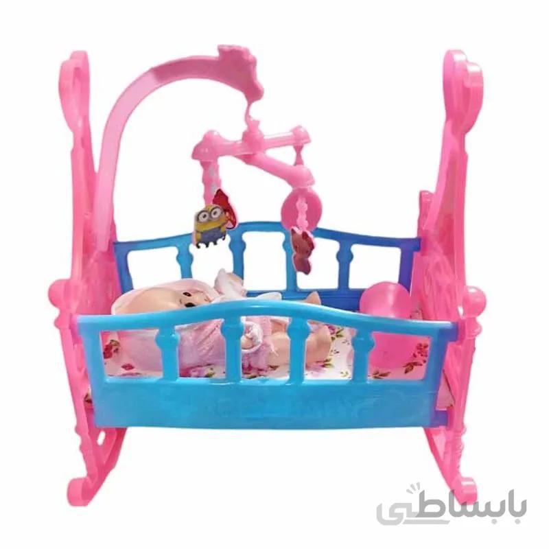 گهواره با عروسک سایز بزرگ