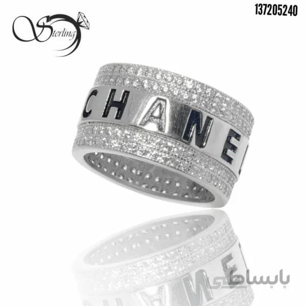 انگشتر نقره زنانه برند چنل کد:۲۳۵۲