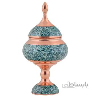 شکلات خوری فیروزه کوب اثر آقاجانی ارتفاع 22 سانتی متر کد SkF-14