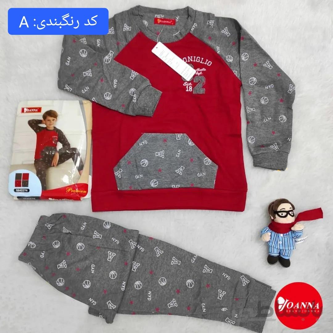 ست راحتی بلوز شلوار آستین بلند پسرانه بچگانه وارداتی جوانآ Joanna کد 200