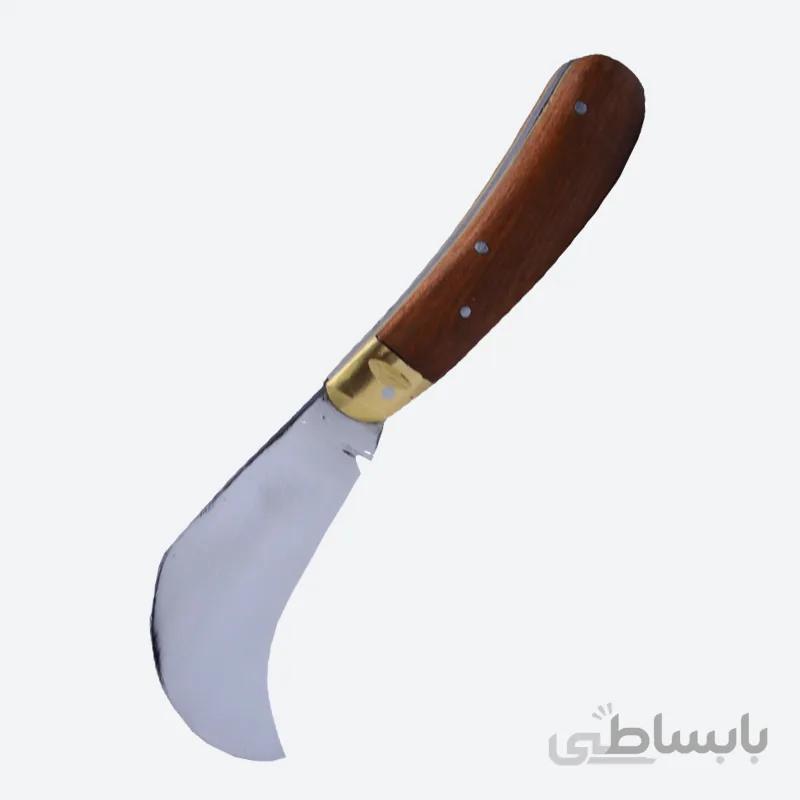 چاقو پیوندزنی و باغبانی دسته چوبی