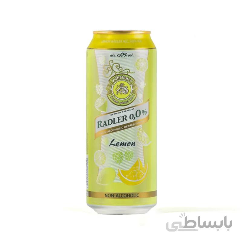 آبجو بدون الکل لیمو زاهرینگر ۵۰۰ میلی لیتر