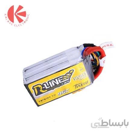 باتری لیتیوم پلیمری R-Line 1550 میلی آمپر | Tattu-95C-4S -Fpv