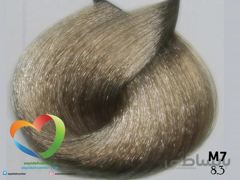 رنگ مو ی ترام کالر traum color بلوند زیتونی M7 – 8.3
