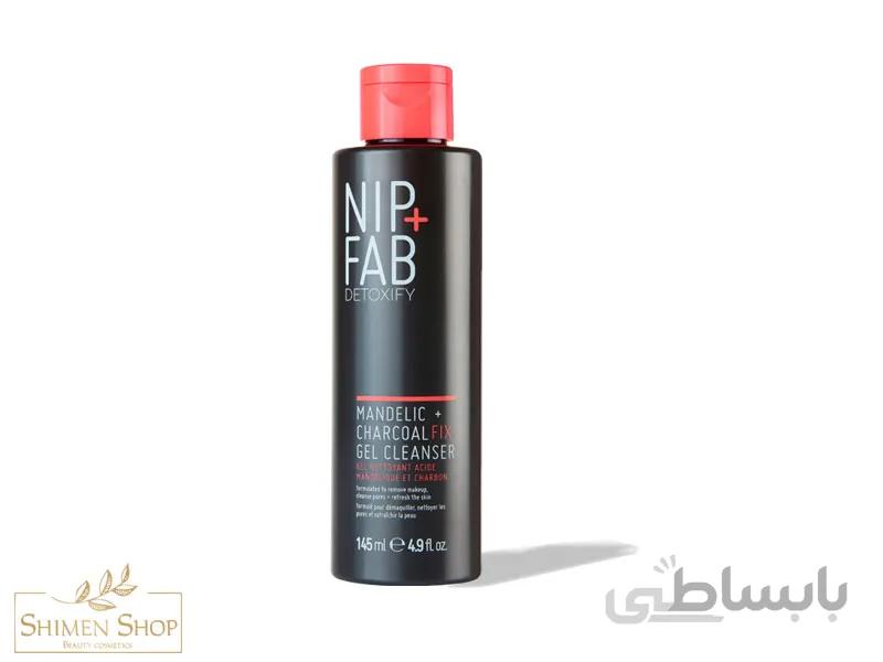 ژل شستشو لایه بردار ماندلیک اسید و زغال چوب نیپ فاب