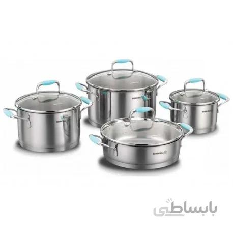 سرویس پخت و پز 8 پارچه کرکماز مدل فلورا کد A1979-4