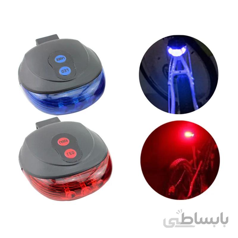 چراغ لیزری دوچرخه (7 حالته)