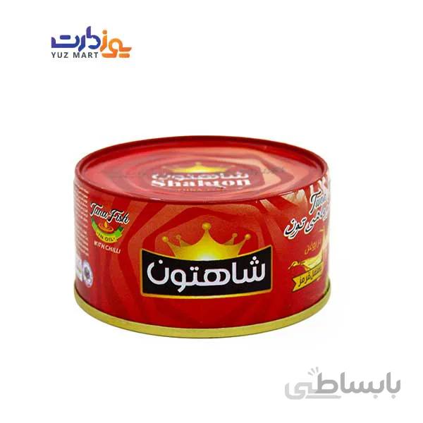 کنسرو تن ماهی فلفلی شاهتون - 180 گرم