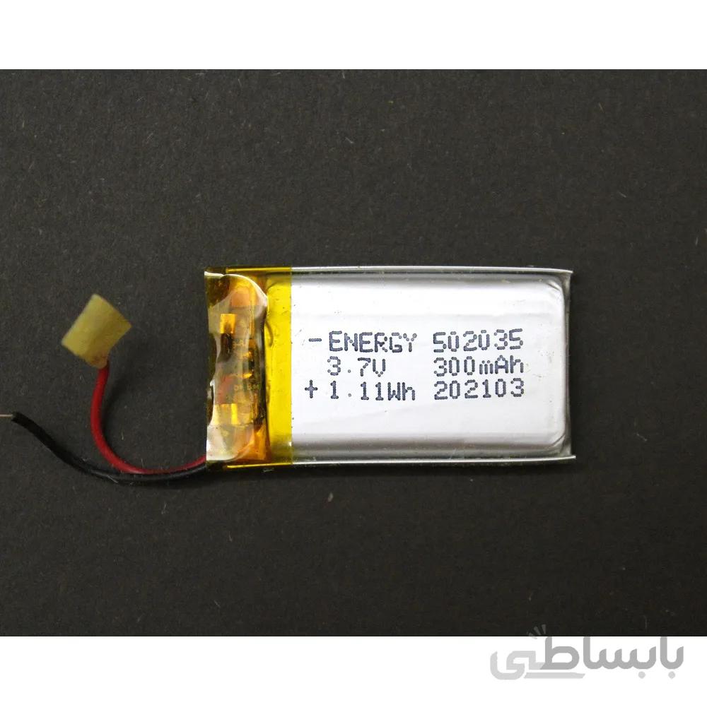 باتری لیتیوم پلیمر 3.7v ظرفیت 300mAh مارک Energy