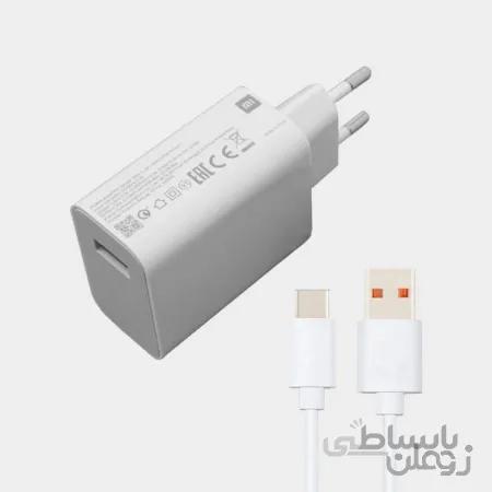 شارژر دیواری 27 وات شیائومی مدل MDY-11-EZ به همراه کابل تبدیل USB-C