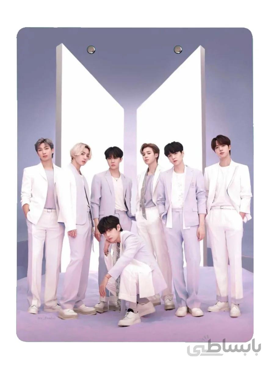 تخته شاسی طرح گروه موسیقی بی تی اس bts