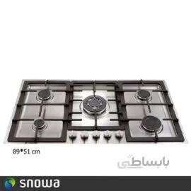 اجاق گاز صفحه ای اسنوا 5 شعله مدل SS-19591 ا Snowa SS-19591 Plate Stove