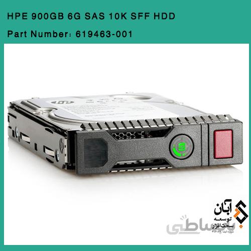 هارد سرور اچ پی 900GB 6G SAS 10K SFF HDD