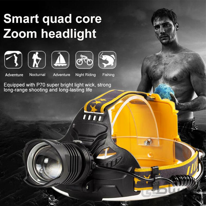 چراغ قوه پیشانی شارژی SMALL SUNمدلZY W645