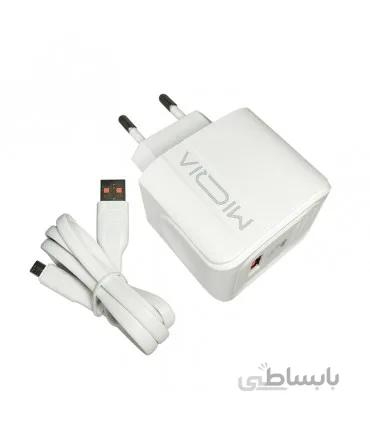 شارژر فست MIQIA مدل MA09 به همراه کابل میکرو یو اس بی