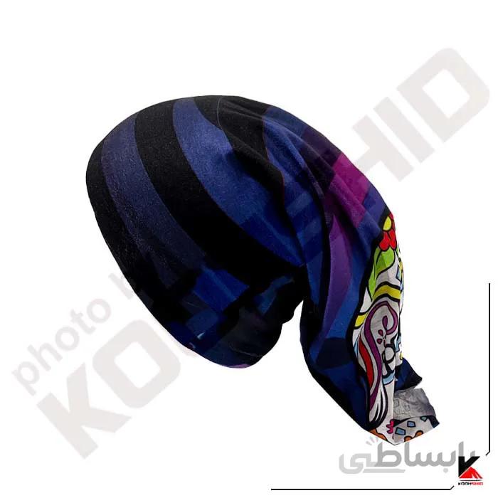 دستمال سر نیم پلار کد 2556