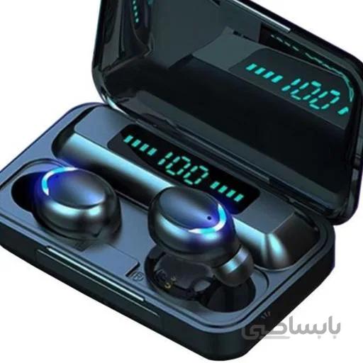 ایربادTWS BTH-F9-5 با پاوربانکه همراه ا Earbuds BTH-F9-5 with power bank
