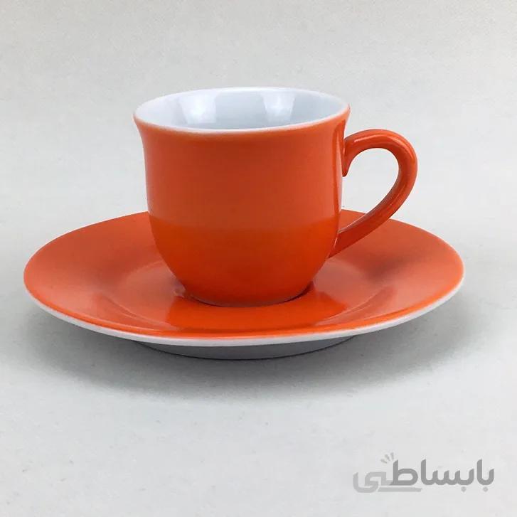 ست فنجان و نعلبکی اسپرسو تقدیس مدل پرتقال