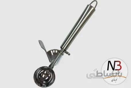 قاشق بستنی فنردار بزرگ استیل 1115 یونیک