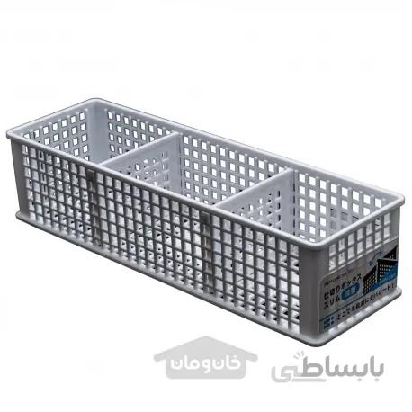 جعبه طبقه بندی کننده نوع باریک و عمیق رنگ سفید (ساخت ژاپن)