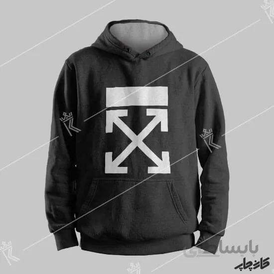 سویشرت نخ پنبه مشکی Off White