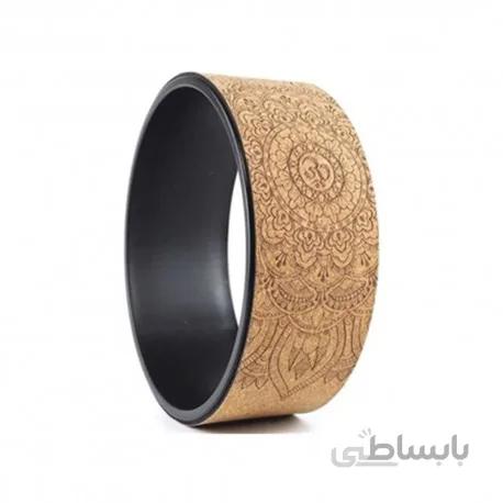 یوگا ویل (چرخ یوگا) چوب پنبه طرحدار cork