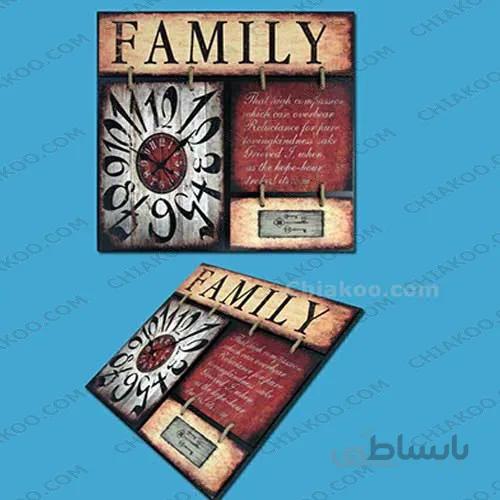ساعت آنتیک مربعی طناب دار کد 5006D60