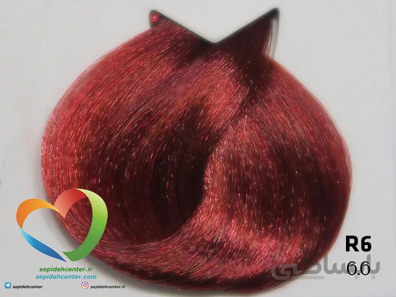 رنگ موی ترام کالر traum color قرمز آتشین R6- 6.6