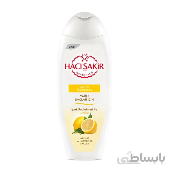 شامپو حاجی شاکر مخصوص موهای چرب حاوی عصاره لیمو 500 میل ا Haji Shaker Shampoo for Fatty Hair 500ml