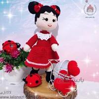 عروسک بافتنی مهسا ( کد 60203 )