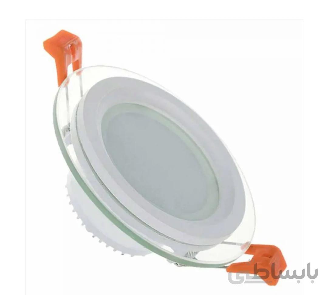 پنل7 وات smd مهتابی تیام نور مدل دورشیشیه
