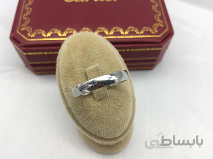 رینگ نقره ای ساده زنانه و مردانه