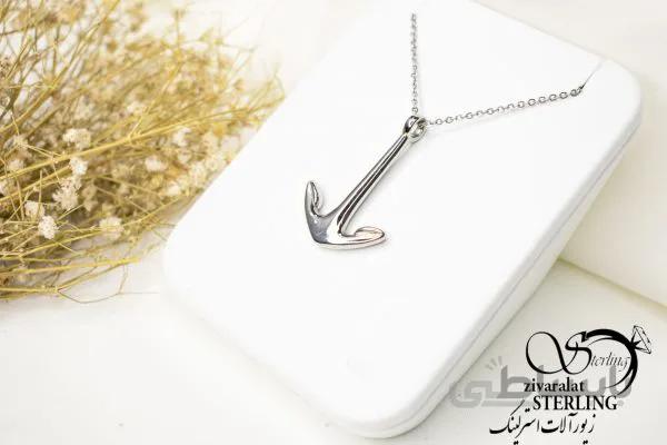 گردنبند زنانه طرح لنگر