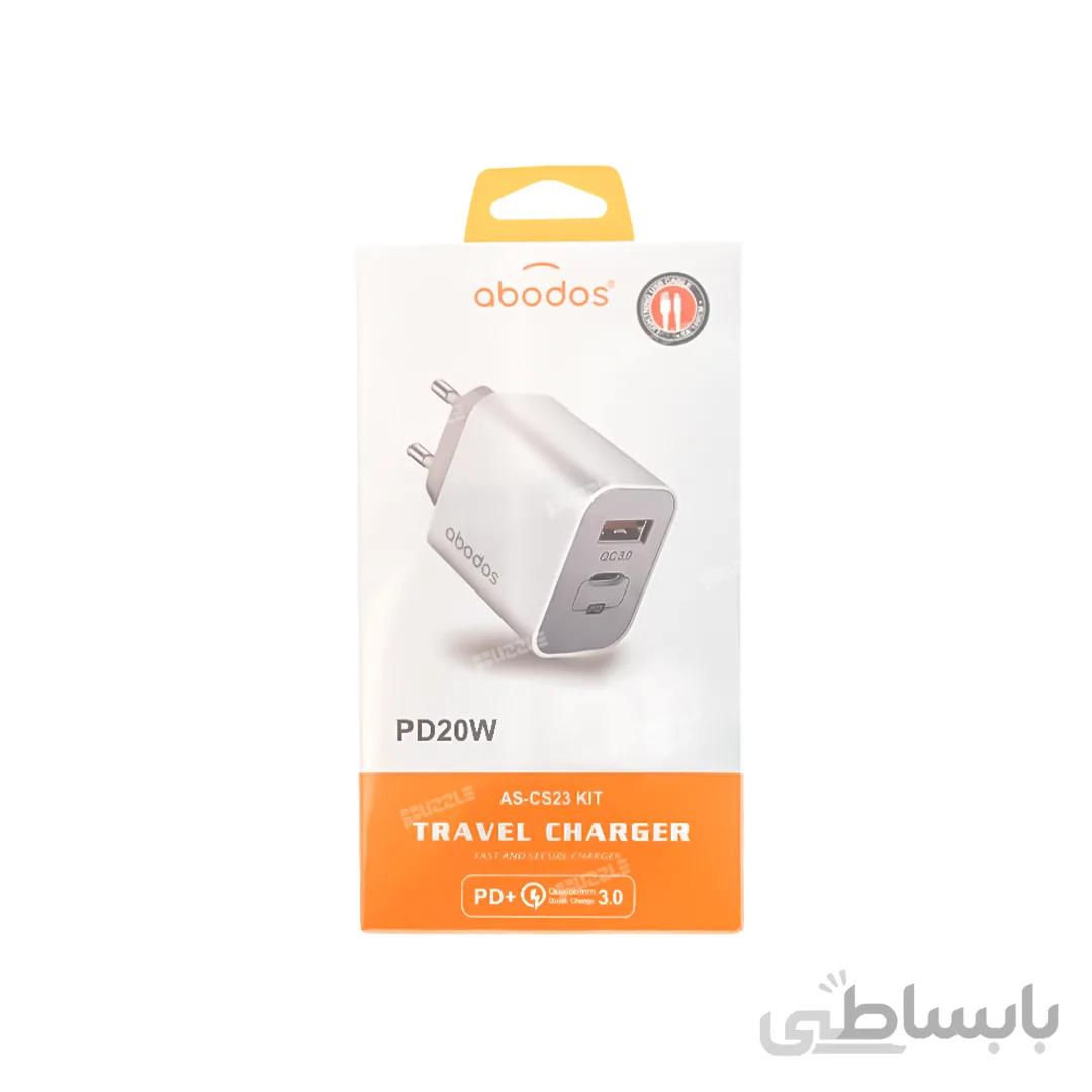 شارژر آیفون آبودوس مدل ABODOS AS-CS23 ا Abodos AS-CS23 lightning adapter