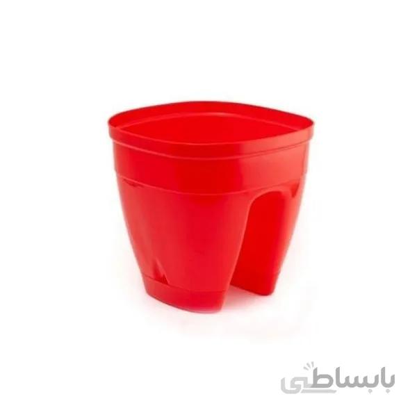 گلدان پلاستیکی گل آذین مدل نرده ای