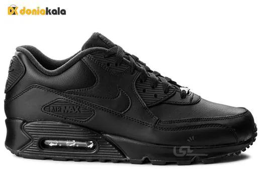 کفش کتانی پیاده روی، مجلسی و اسپرت اورجینال نایک ایر مکس NIKE AIR MAX 90 LEATHER 302519-001 ا Original walking house and sneakers NIKE AIR MAX 90 LEATHER 302519-001