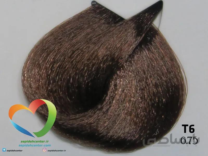 رنگ مو ی ترام کالر traum color تنباکویی تیره T6 – 6.75