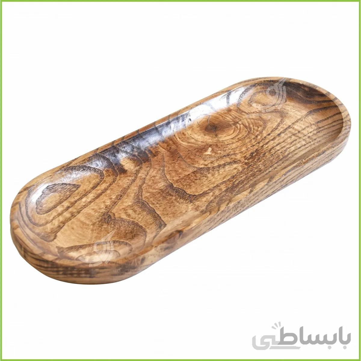 ظرف چوبی بیضی کد ۱۰۱۵۲۳