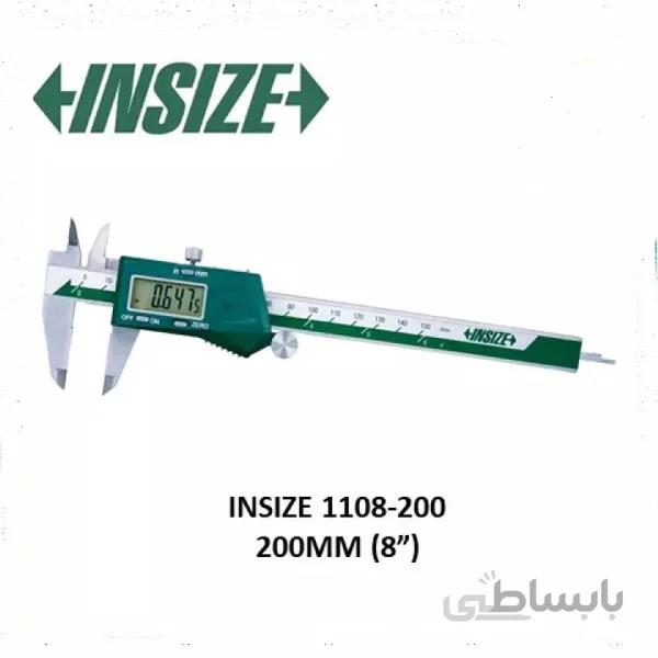 كوليس 20 سانت ديجيتال اینسایز مدل INSIZE 1108-200 ا INSIZE 1108-200 DIGITAL CALIPER